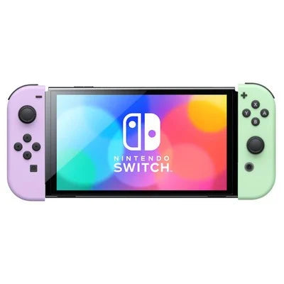 Nintendo Switch OLED Pastel Purple/Pastel Green Console Bundle ( + Unboxed Just Dance 2022 ) ** Unboxed **