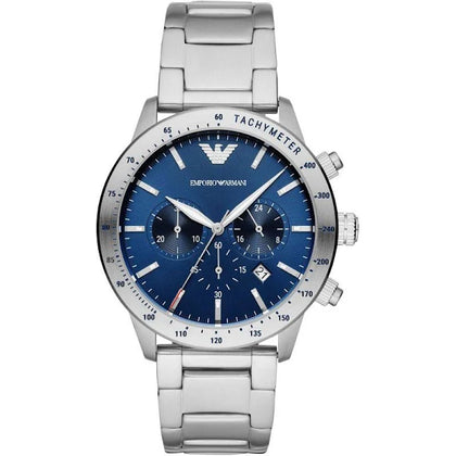 Armani Ar11306 Blue Dial Stainless Steel Strap Gents Watch