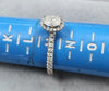 18ct White Gold 0.65ct Diamond Ring Size M