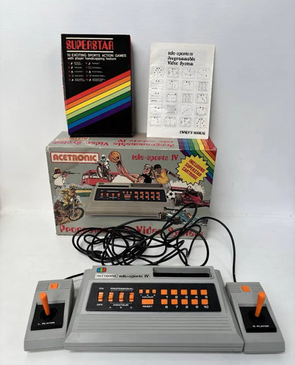 Acetronic Tele-sports Iv Programmable Video System Vintage Retro