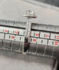 9ct White Gold CZ Ring Size R