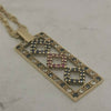 9ct Twist Chain Gold Pendant (375 Hallmarked & Tested) Weight:10g, 20" Approx