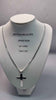 925 Sterling Silver Thin Curb Chain Necklace With Cross Pendant - 24" Long - 23.10 Grams *BRAND NEW*