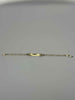 14ct gold 585 bracelet 8.9g Figaro style chain 8'' boxed