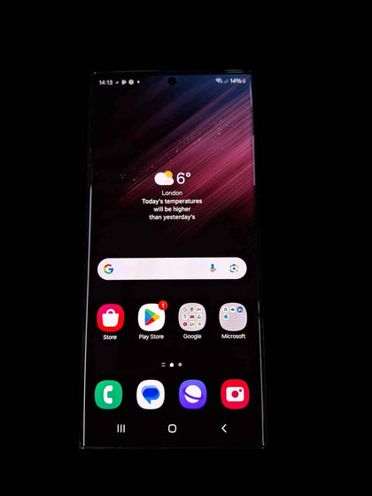 Samsung Galaxy S22 5G Ultra Mobile Phone - 256GB Storage - Open Unlocked - Phantom Black - Unboxed