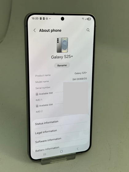Samsung Galaxy S25 Plus 256GB Silver Shadow Unlocked