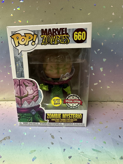 Marvel Zombies Mysterio #660 (Glow) Funko Pop - Special edition.