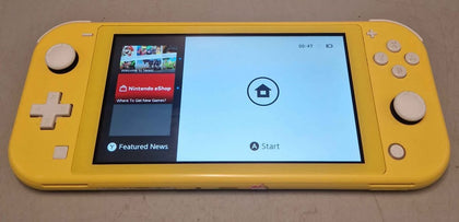 Nintendo Switch Lite Console, 32GB Yellow, Discounted Unoffical Charger