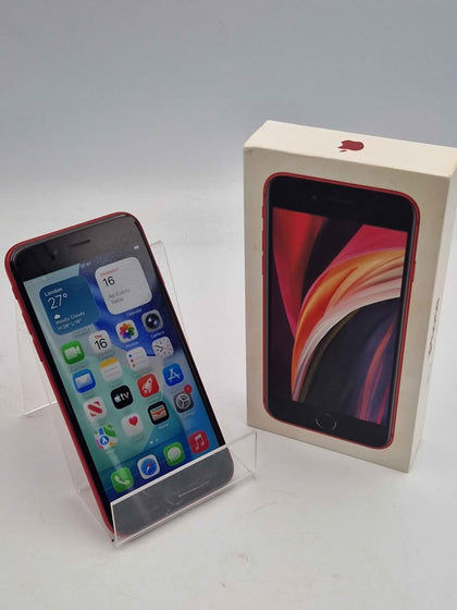 Apple Iphone SE Mobile Phone 2nd Gen 2020 - 64GB - PRODUCT RED - Open Unlocked - Boxed (74% Batt)