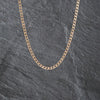 9ct Yellow Gold Square 22 Inch Curb Chain 9 grams