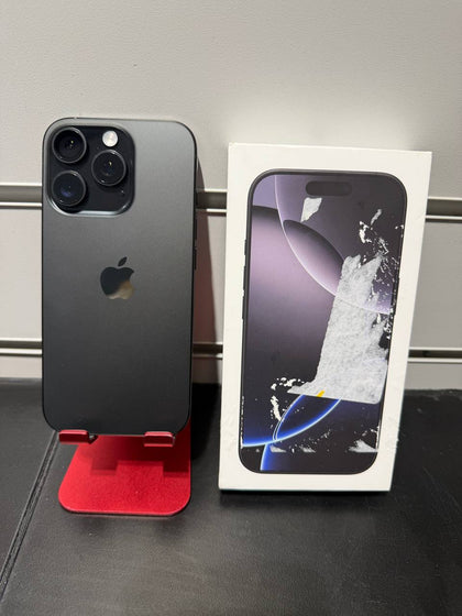 Apple iPhone 16 Pro 128GB Black Titanium, Unlocked ** LIKE NEW **