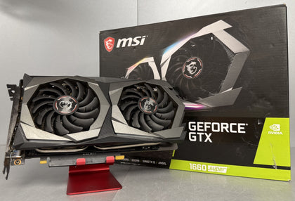 MSI Gaming GeForce GTX 1660 Super 192-bit HDMI/DP 6GB GDRR6 HDCP Support DirectX 12 Dual Fan VR Ready OC Graphics Card ** Boxed **