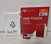 Seagate one touch 2tb External Hard drive usb 3.0 red Boxed