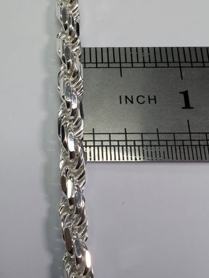 Brand New Silver Byzantine Chain 22