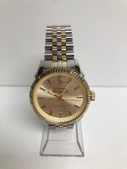 Vivienne Westwood Mens Silver/Gold Seymour Homme Bracelet Watch