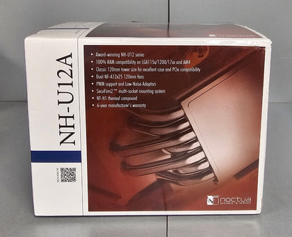 **Black Friday Deal** Noctua NH-U12A, Premium CPU Cooler with High-Performance Quiet NF-A12x25 PWM Fans (120mm, Brown)