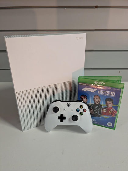 Microsoft Xbox One S White 1TB F1 2021 Package