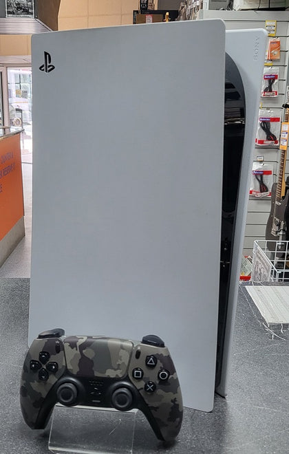 Playstation 5 Console - 825GB - White - With Grey Camo Controller