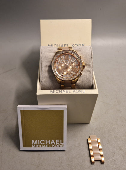 Michael Kors Ladies Wren Crystal Watch | MK 6096
