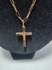 9CT GOLD NECKLACE 375 3.3G 24'' in LENGTH 9CT Gold Cross Pendent 1.5G