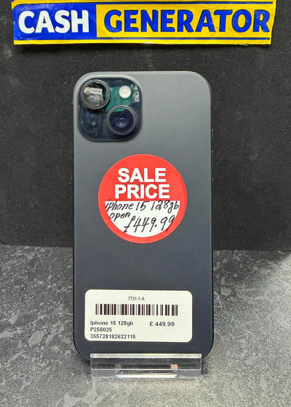 Apple iPhone 15 128gb Boxed - Black