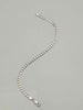 9ct White Gold Curb Bracelet - 7.5" Long - 3.89 Grams