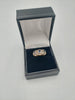 **DEAL** 18CT Gold Sapphire Trilogy Stone Ring with Diamond Stones, 4.7Grams, Hallmarked 750, Size: K