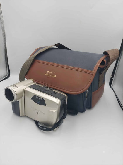 Sharp VL-A10H, Videocam 8, Video Camcorder With Carry Case And Manual