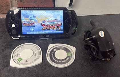 Sony PSP Original - 1003 Black w/ 8GB Memory Stick & 3 Games