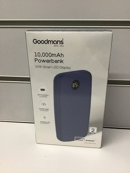 Goodman's 10,000mAh Powerbank (Blue)