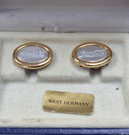 Pair of Coca Cola Cuff Links in Case