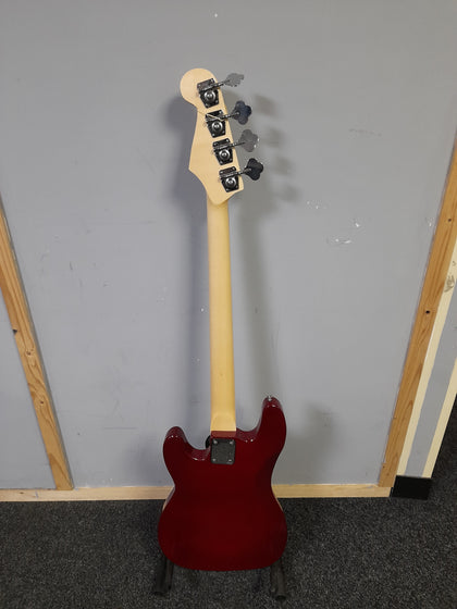 Bobby Gibbs Red Bass Guitar