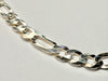 Brand new sterling silver figaro chain 22"
