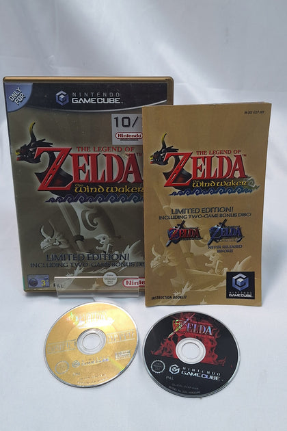 Legend Of Zelda Wind Waker Gamecube with bonus disc and manual