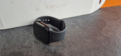 Apple Watch Series 10 - 46mm - GPS - Jet Black Aluminium Case - Black Sport Band