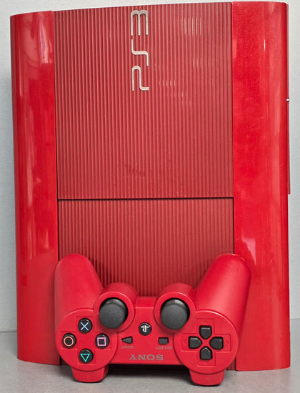 Sony Playstation Super Slim Console, 500GB, Red, ***Unboxed***