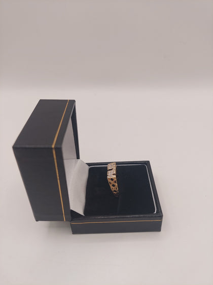 9k Gold MUM ring 1.8G Hallmarked(375)&Tested Size Q