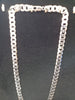 Men's Sterling Silver Flat Curb Chain 22''