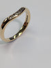 9ct Gold Diamond Wishbone Ring