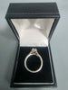 9ct Gold Halo Ring 2.9g 375 HM Size M