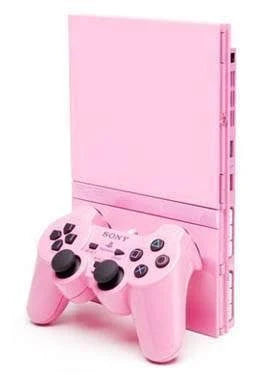 Pink Sony Playstation 2 Slimline Console Bundle PS2