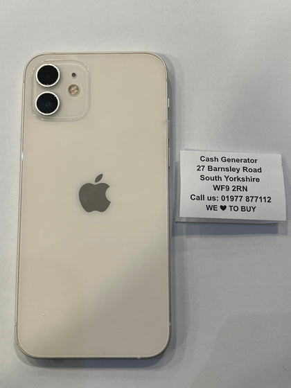Apple iPhone 12 (White) - 128GB - **NON-APPLE SCREEN**