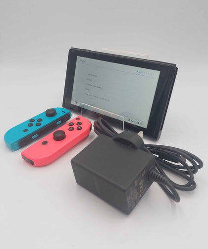 Nintendo Switch Console, 32GB, Mixed Blue/red Joycons, Boxed- NO DOCK, HANDHELD USE ONLY