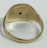 9ct gold signet ring size Q 1/2