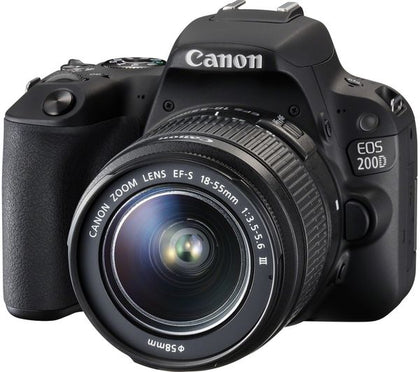 Canon Eos 200D DSLR +  Canon Zoom Lens  EF-S 18-55mm