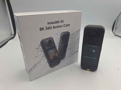 Insta360 X5 8K 360° Action Camera – Midnight Black – Boxed