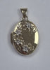 9ct Gold Oval Floral Locket