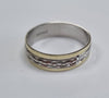 9CT Gold & Silver Ring Size X 1/2