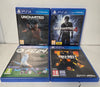 Sony Playstation 4 console 500GB & 4 Games