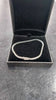 925 HALLMARKED SILVER, TENIS BRACELET WITH LOCK, 8", 11.8G, BOXED, *BRAND NEW*